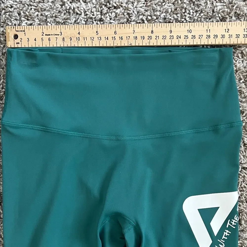 Like New! Nalu 'Go With The Flow' Women's Leggings - Teal- Size L